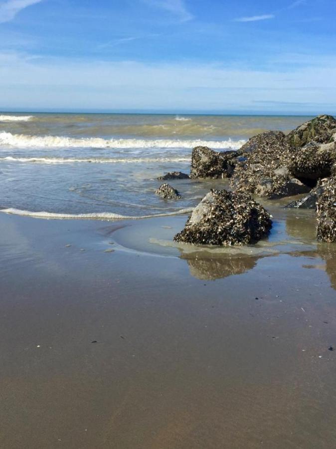 Studio On The Beach With Sea View Middelkerke Esterno foto